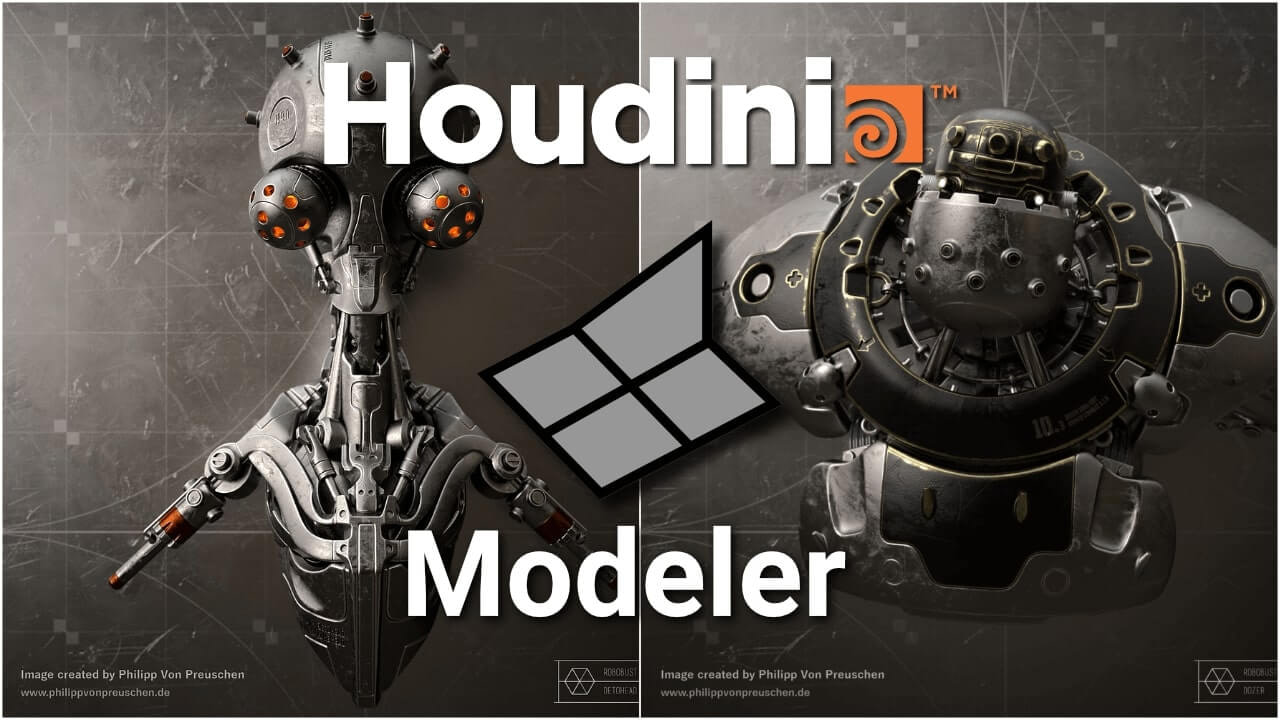 MODELER HARD SURFACE IN HOUDINI 3D Corner
